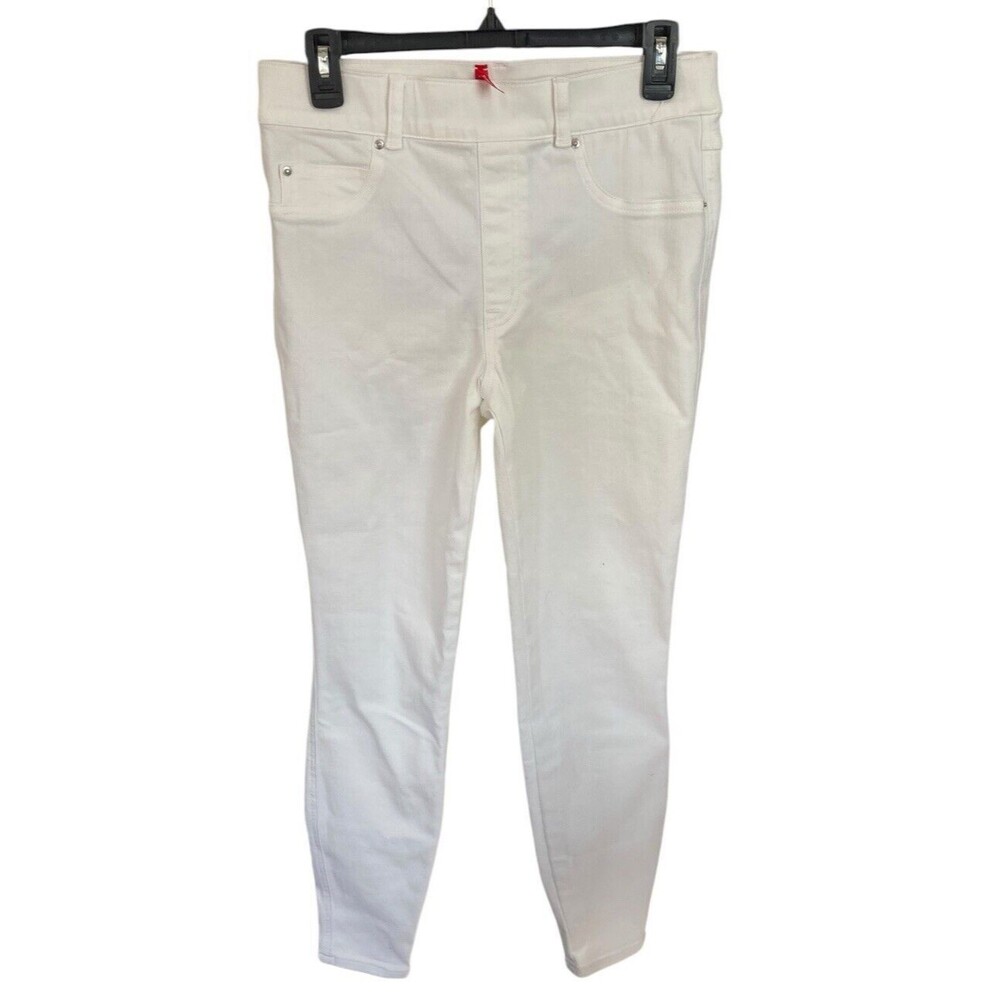 Spanx White Skinny Jeans Pull On Size Medium‎